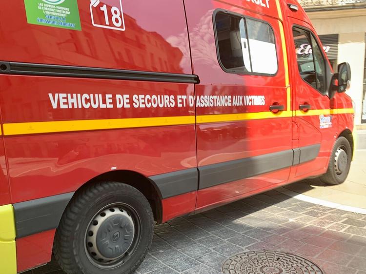 Les sapeurs-pompiers de l’Hérault interviennent ce dimanche depuis 13h30 sur la RD 613.