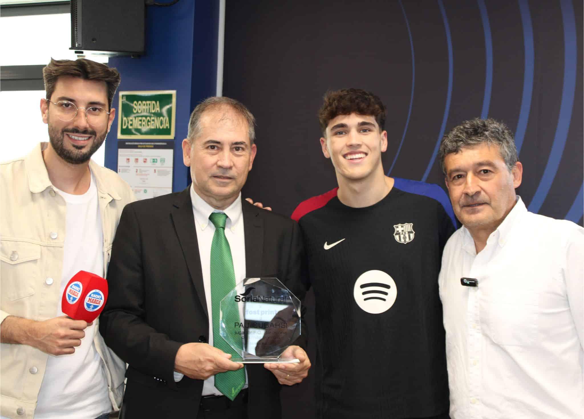 Pau Cubarsí es el ganador del premio Fost Print que entrega Soria Natural