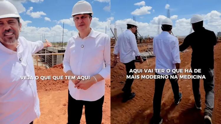TRE-CE determina que Elmano de Freitas remova vídeo gravado em canteiro de obras de hospital no Cariri