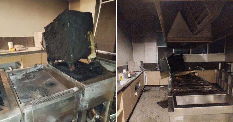 Princípio de incêndio atinge salão de festas de condomínio na Praia Brava, em Itajaí