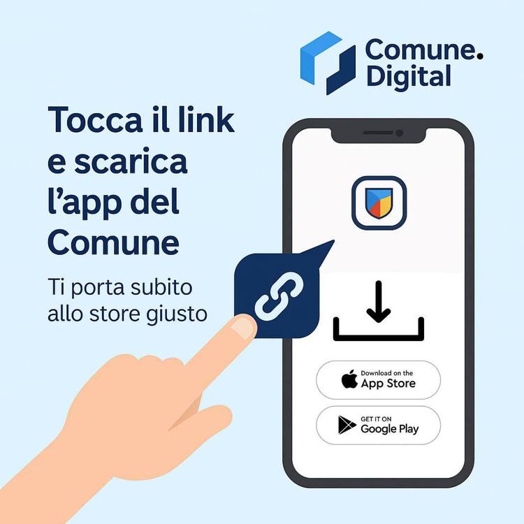 Scaricare l’App San Gregorio Magno da oggi è ancora più facile! 💪🏻 Scarica l’App del tuo Comune, c