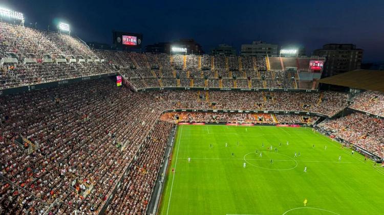 Mestalla Valencia v Newcastle United Pre Season Fans