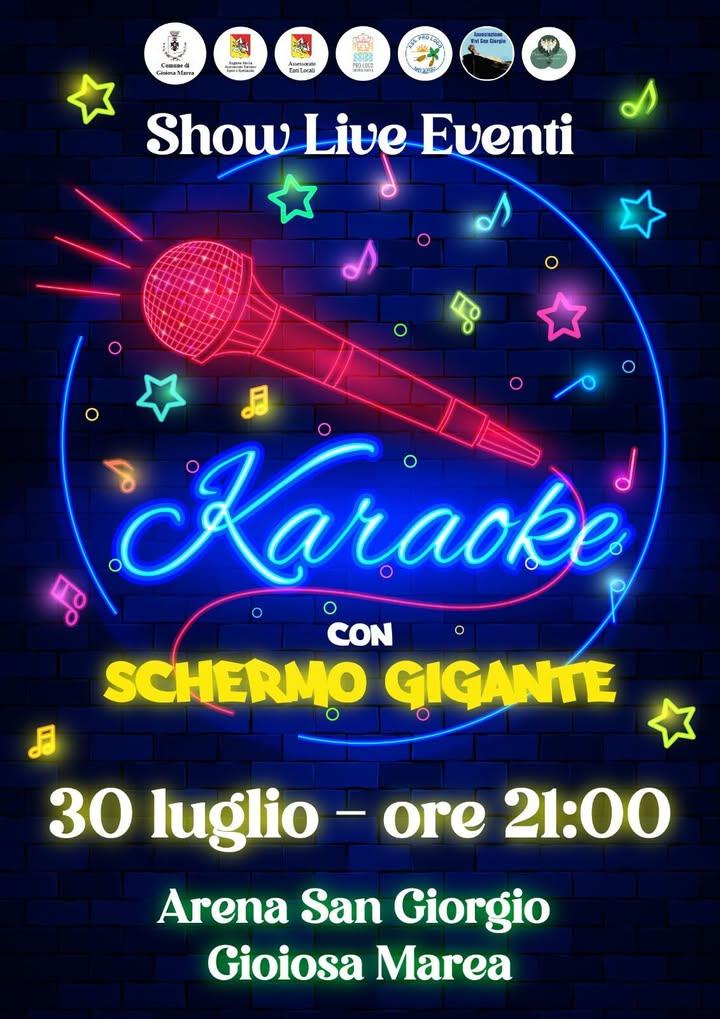 🎤✨ Questa sera si canta insieme! ✨🎤 Preparati a vivere una serata di musica, divertimento e spettacolo con il Karaoke...