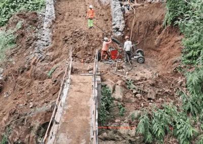 Reconstruction de l'ouvrage de franchissement de la ravine de la Souris Chaude