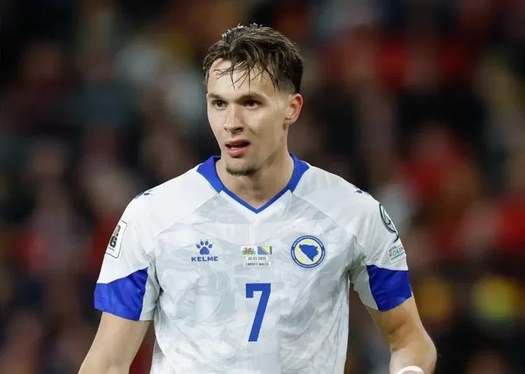 31 cap Bosnian international flying in today for scheduled Newcastle United medical