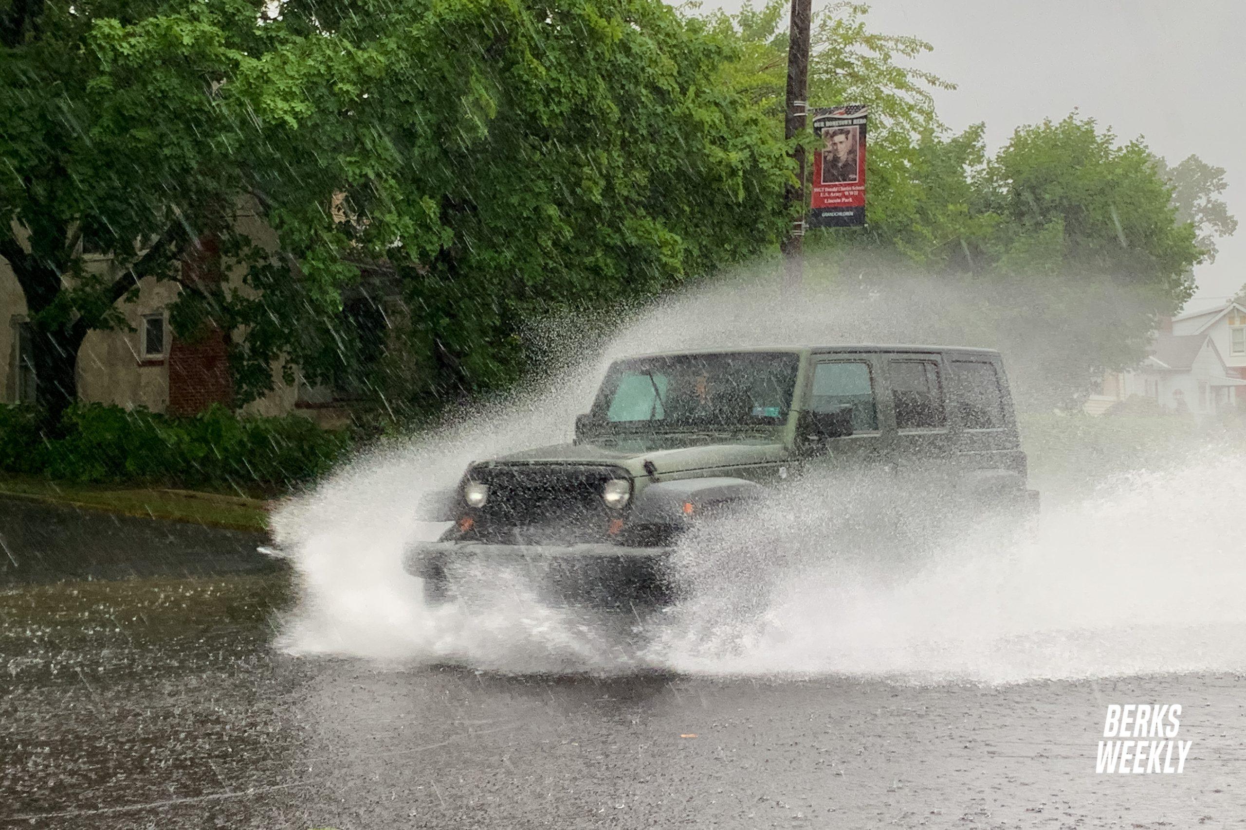 Flood Watch issued for Berks County as heavy rain raises flash flood threat Saturday