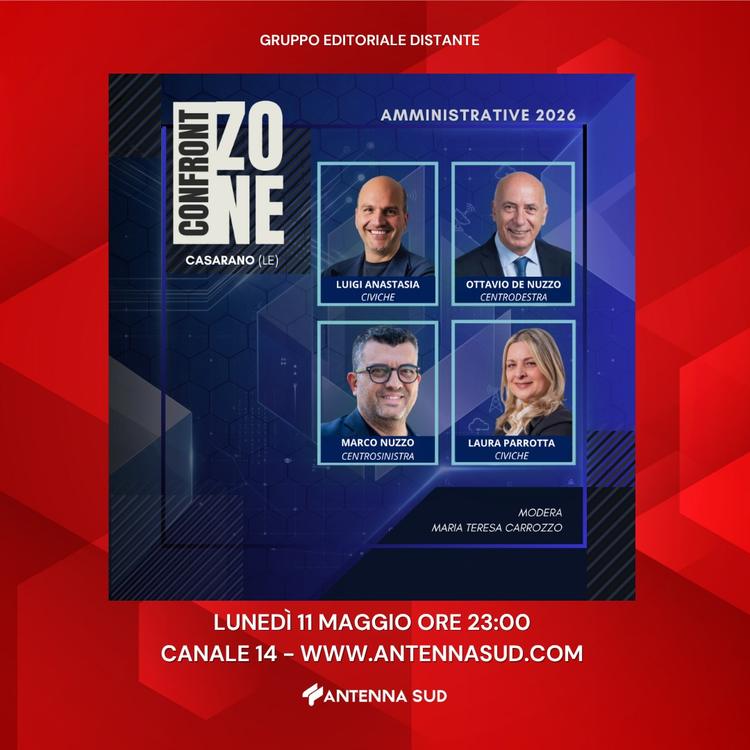 Casarano, amministrative: su Antenna Sud il confronto tra candidati