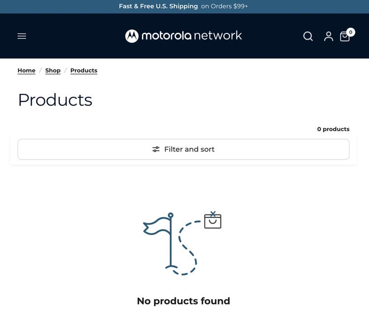 Motorola Network product page