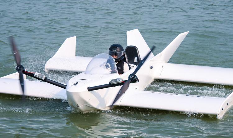 Китайская NAVEE представила экраноплан WaveFly 5X для массового рынка