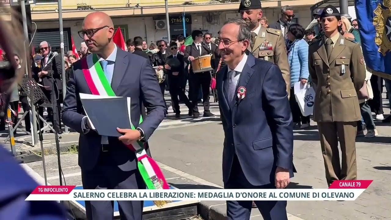 Salerno celebra la Liberazione: medaglia d’onore al comune di Olevano sul Tusciano