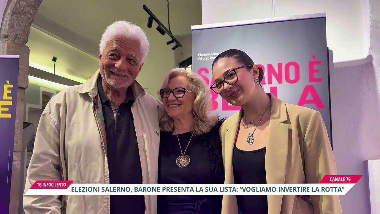 Elezioni Salerno, Barone presenta la sua lista: «vogliamo invertire la rotta»