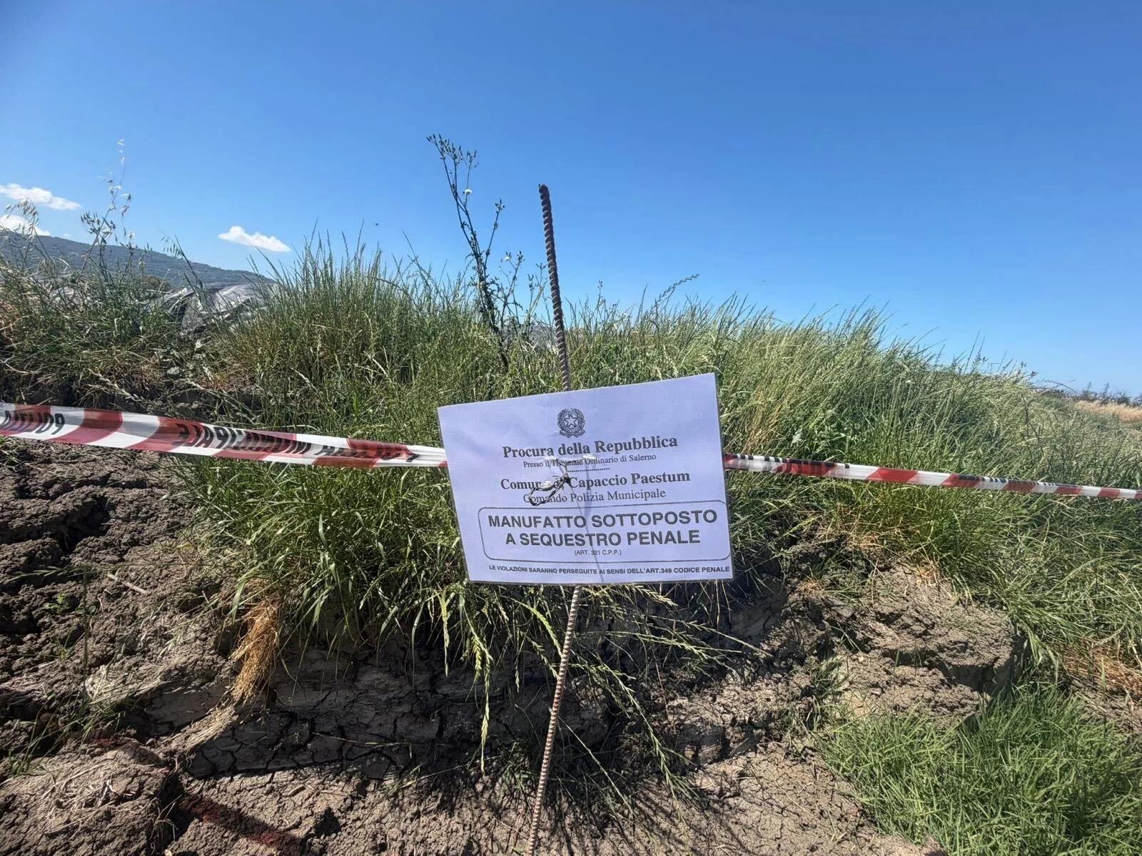 Illeciti ambientali a Capaccio Paestum: sequestrata azienda zootecnica a Spinazzo