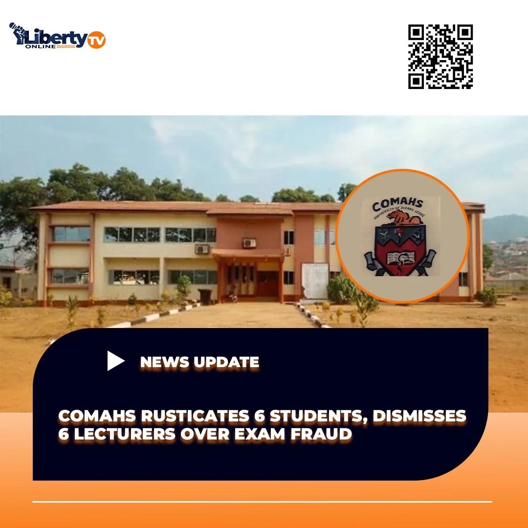 COMAHS Rusticates 6 Students, Dismisses 6 Lecturers Over Exam Fraud