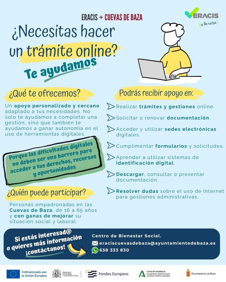 ERACIS+ acerca los trámites digitales a la ciudadanía con un servicio de acompañamiento y apoyo