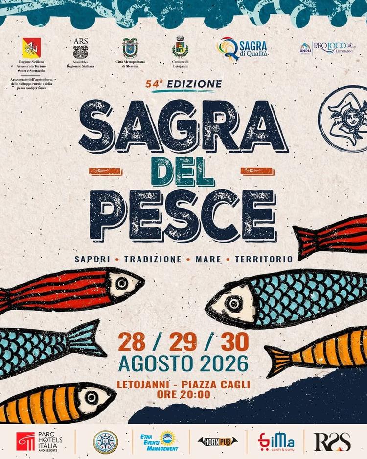 🐟SAGRA DEL PESCE 2026 - CERTIFICATA SAGRA DI QUALITÀ - 54ª EDIZIONE Torna uno degli appuntamenti più attesi dell’estate...