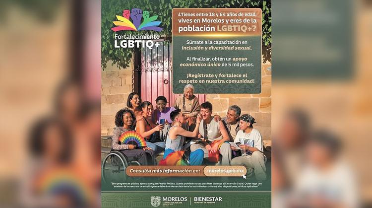 Otorgarán apoyo económico a comunidad LGBTIQ+ de Xochitepec