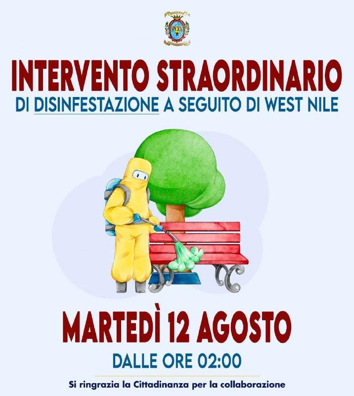 𝐕𝐈𝐑𝐔𝐒 𝐖𝐄𝐒𝐓 𝐍𝐈𝐋𝐄: 𝐈𝐧𝐭𝐞𝐫𝐯𝐞𝐧𝐭𝐨 𝐒𝐭𝐫𝐚𝐨𝐫𝐝𝐢𝐧𝐚𝐫𝐢𝐨 𝐝𝐢 𝐃𝐢𝐬𝐢𝐧𝐟𝐞𝐬𝐭𝐚𝐳𝐢𝐨𝐧𝐞 ⚠️