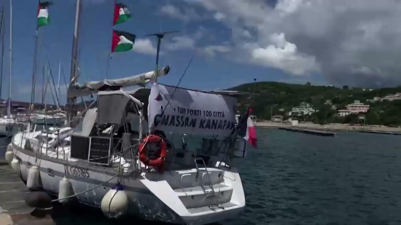 La Freedom Flotilla sbarca nel Cilento, prima tappa a Casal Velino per il progetto 100 porti e 100 città per la Palestina