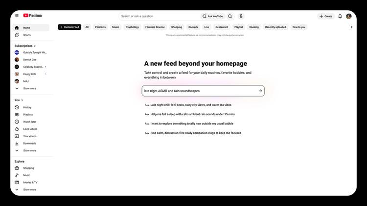 Setting up a Custom Feed