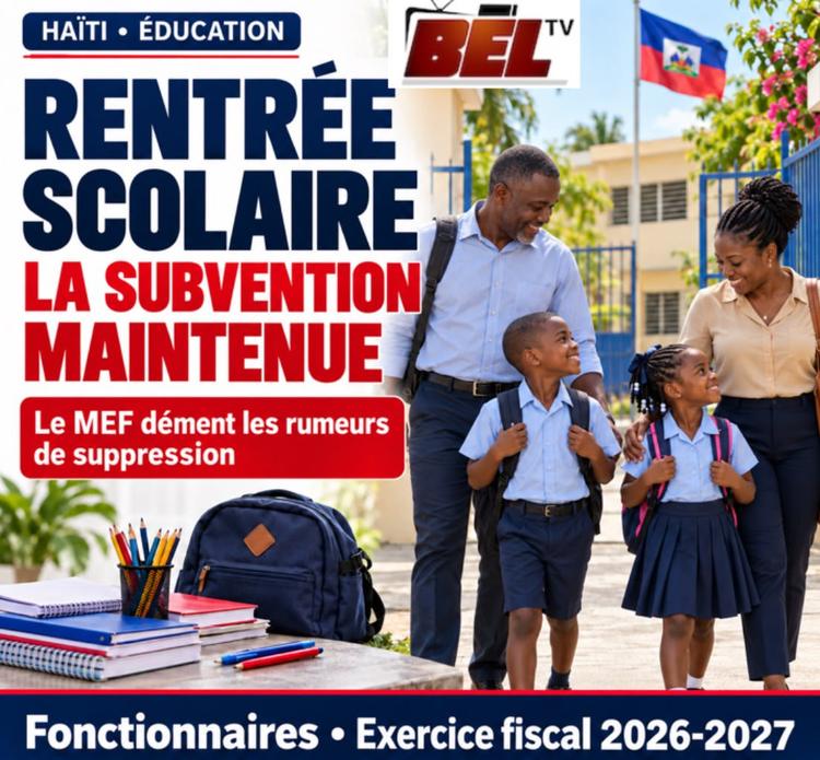 Haïti : le MEF confirme le versement de la subvention de rentrée scolaire aux fonctionnaires