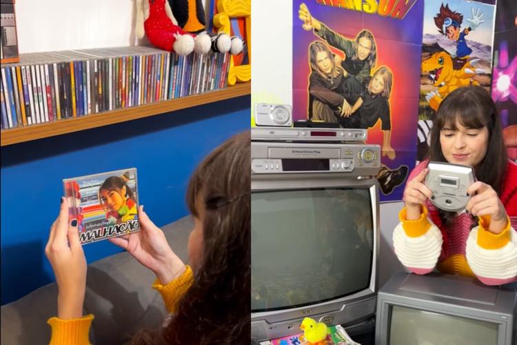 TV de tubo, brinquedos antigos e vinhetas: paranaense transforma nostalgia de millennials e 'Gen Z' em fonte de renda com vídeos curtos
