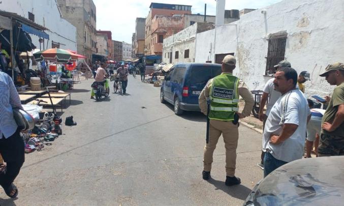 دورية مشتركة لتحرير الملك العمومي ومحاربة مظاهر العشوائية باسفي