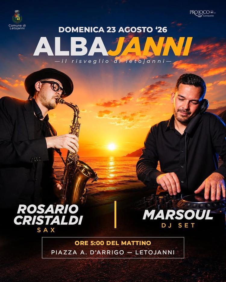 🌞ALBAJANNI - IL RISVEGLIO DI LETOJANNI ⛱️Quante volte abbiamo aspettato l'alba sulla nostra spiaggia? 🎵Il 23 agosto ci...
