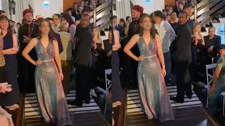 VÍDEO mostra momento em que formanda indenizada em R$ 6 mil se recusa a entrar em festa sem música ‘I Kissed a Girl’