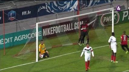 1/4de finale  CDF RÉSUMÉ CANNES-GUINGAMP - 2013-2014