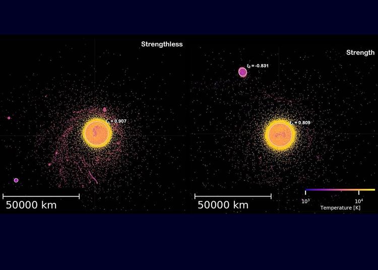 Neue Simulationen: Bildete sich unser Mond in nur wenigen Stunden?