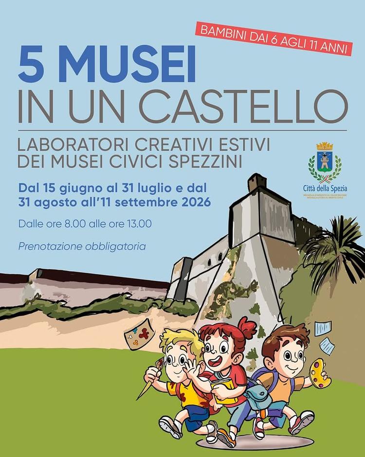 🏰 Tornano i laboratori creativi estivi “5 Musei in un Castello”! 🎲 Dal 15 giugno al 31 luglio e dal 31 agosto all’11 s...