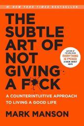 The cover of 'The Subtle Art of Not Giving a F*ck' by Mark Manson