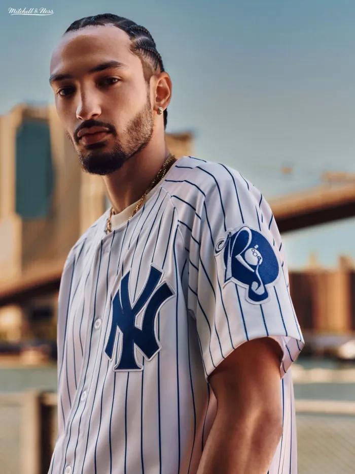 Jay-Z The Blueprint x New York Yankees White Baseball Jersey
