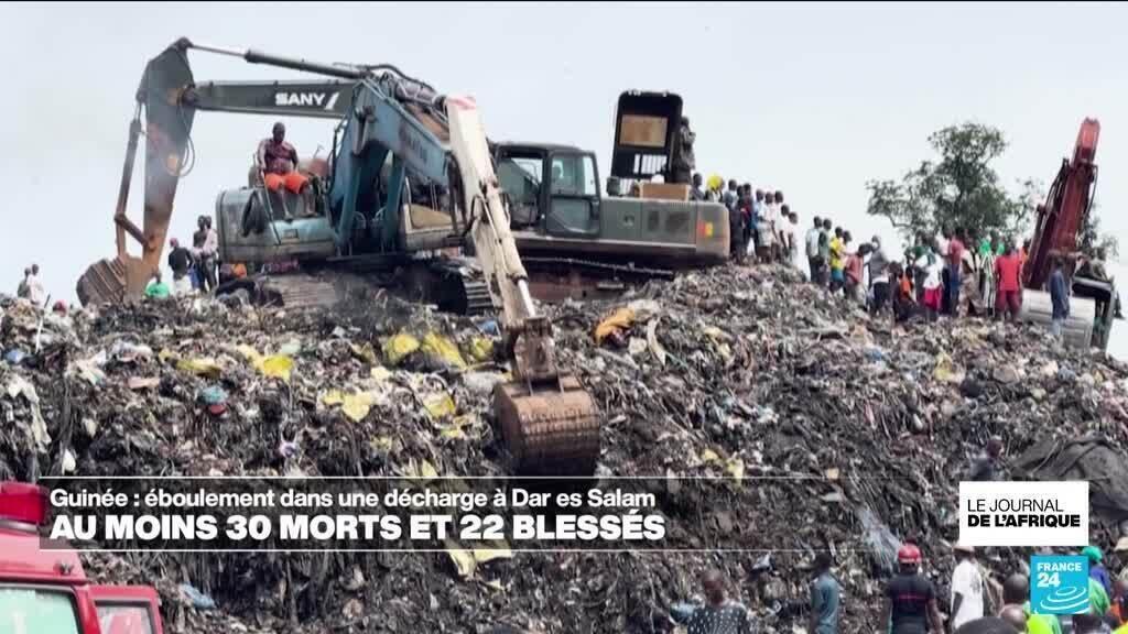 Guinée : au moins 30 morts et 22 blessés dans l'éboulement d'une décharge