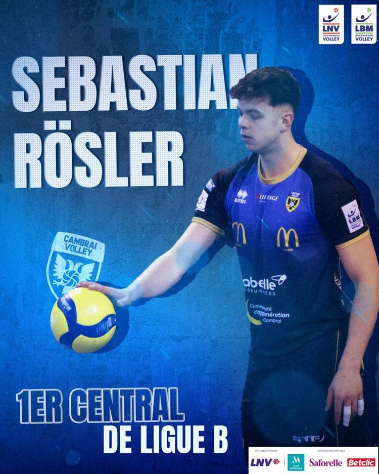 Sébastian Rösler, meilleur central de LBM