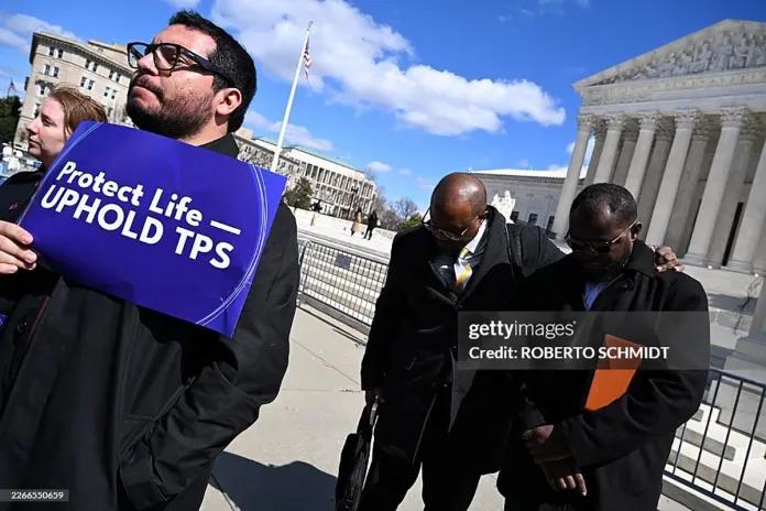 Haitians protest outside US Supreme Court to protect TPS