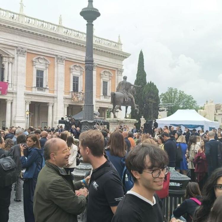 "Luci d'Europa", migliaia di giovani in piazza a Roma festeggiano l'Ue