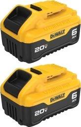 DeWalt 20V MAX 6.0Ah Premium Lithium-Ion Battery 2-Pack