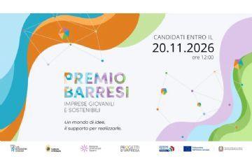 Premio Barresi 2026 - il bando rivolto alle imprese giovanili e sostenibili del territorio