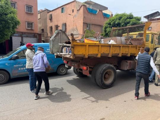 سلطات سيدي يوسف بن علي الجنوبي تواصل حملات تحرير الملك العمومي