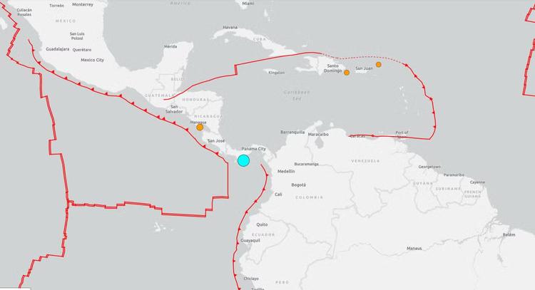 Terremoto de magnitude 7,6 atinge o Panamá, e alerta por tsunami é ativado