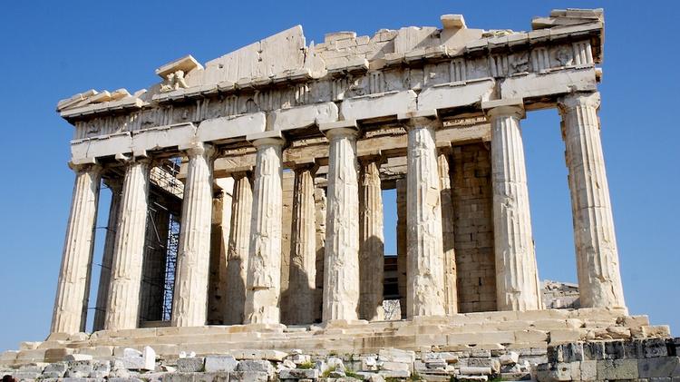 Greece parthenon made by Greeks