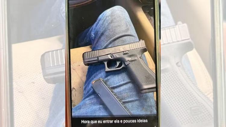 Homem investigado por ameaçar de morte a ex-namorada envia imagens de armas à polícia e é preso em Borebi