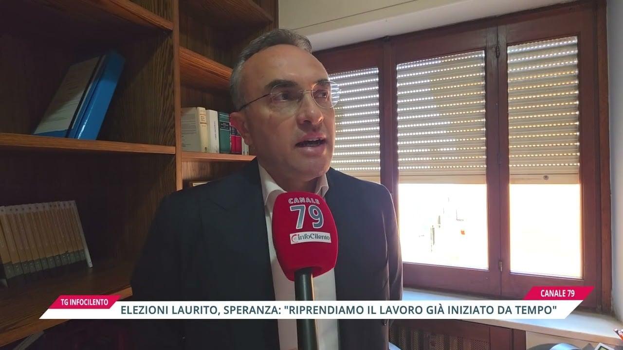 Elezioni Laurito, Speranza: «riprendiamo il lavoro già iniziato da tempo»