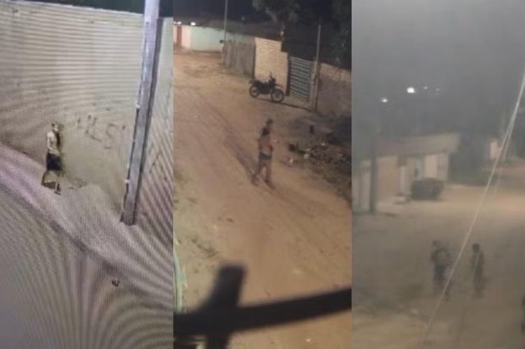 Polícia divulga imagens de suspeito de matar mulher encontrada em terreno baldio em Santarém, no Pará