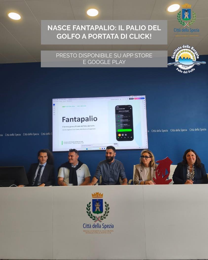 🤳 Nasce Fantapalio: il Palio del Golfo a portata di click! 🚣‍♂️ Il Palio del Golfo entra in una nuova dimensione tutta...