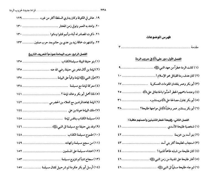 قراءة جديدة لحروب الردة