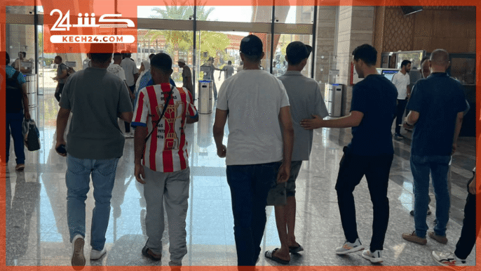 بالڤيديو: استنفار امني وتوقيف مرشحين للهجرة الجماعية نحو سبتة بمحيط محطة العزوزية