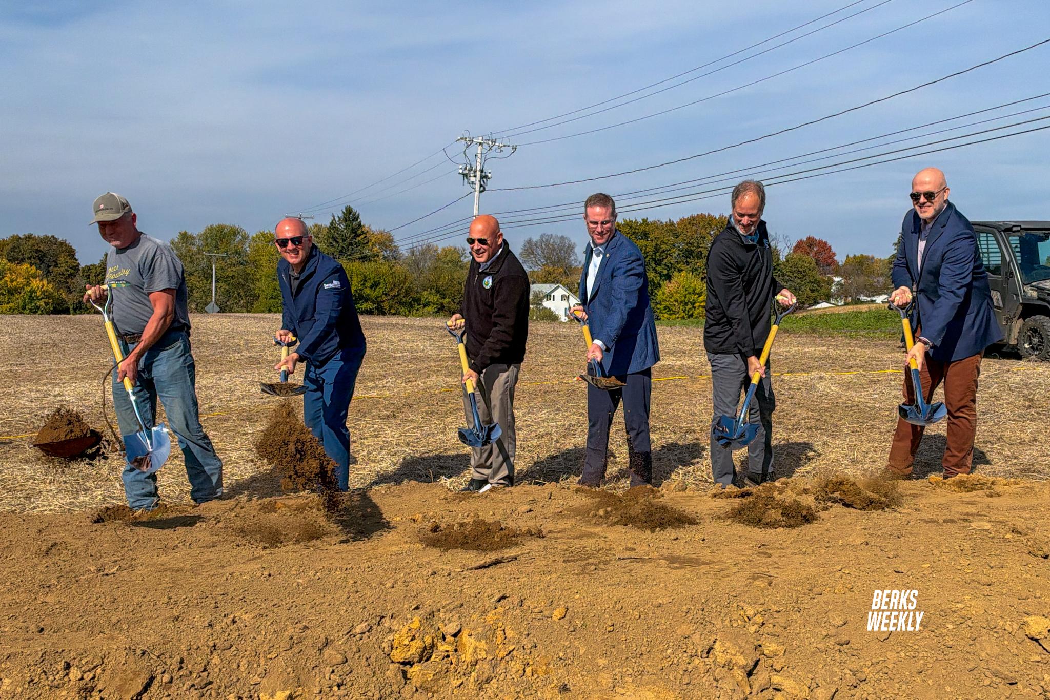 South Heidelberg Township breaks ground on long-awaited Krick Lane extension project
