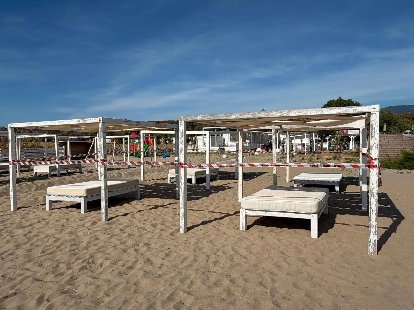 Blitz a Capaccio Paestum: sequestrato complesso turistico e balneare in località Ponte di Ferro